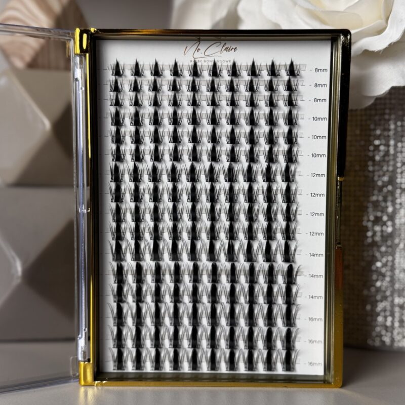 Kasetka CAT kępek rzęs skręt C mix 8-16mm