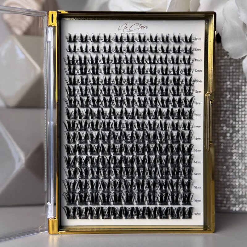 Kasetka STELLA kępek rzęs skręt C mix 8-16mm